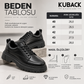 KB-702 Kuback Kömür Cilt Günlük Erkek Ayakkabı