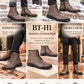 BayTuluk BT-H1 Kahve Hakiki Deri Fermuarlı Günlük Erkek Bot