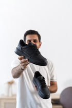 KB-N2 Kuback Siyah Cilt Siyah Taban Günlük Erkek Ayakkabı
