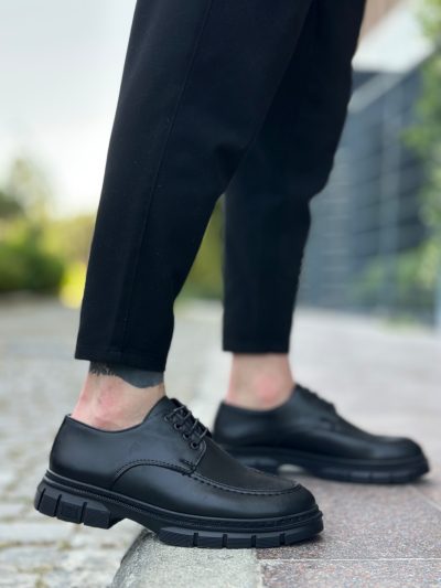 BA0237 Bağcıklı Klasik Yüksek Taban Casual Erkek Ayakkabı